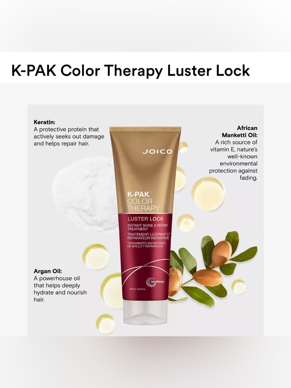 🔥BRAND NEW Joico K-PAK Color Therapy Luster Lock